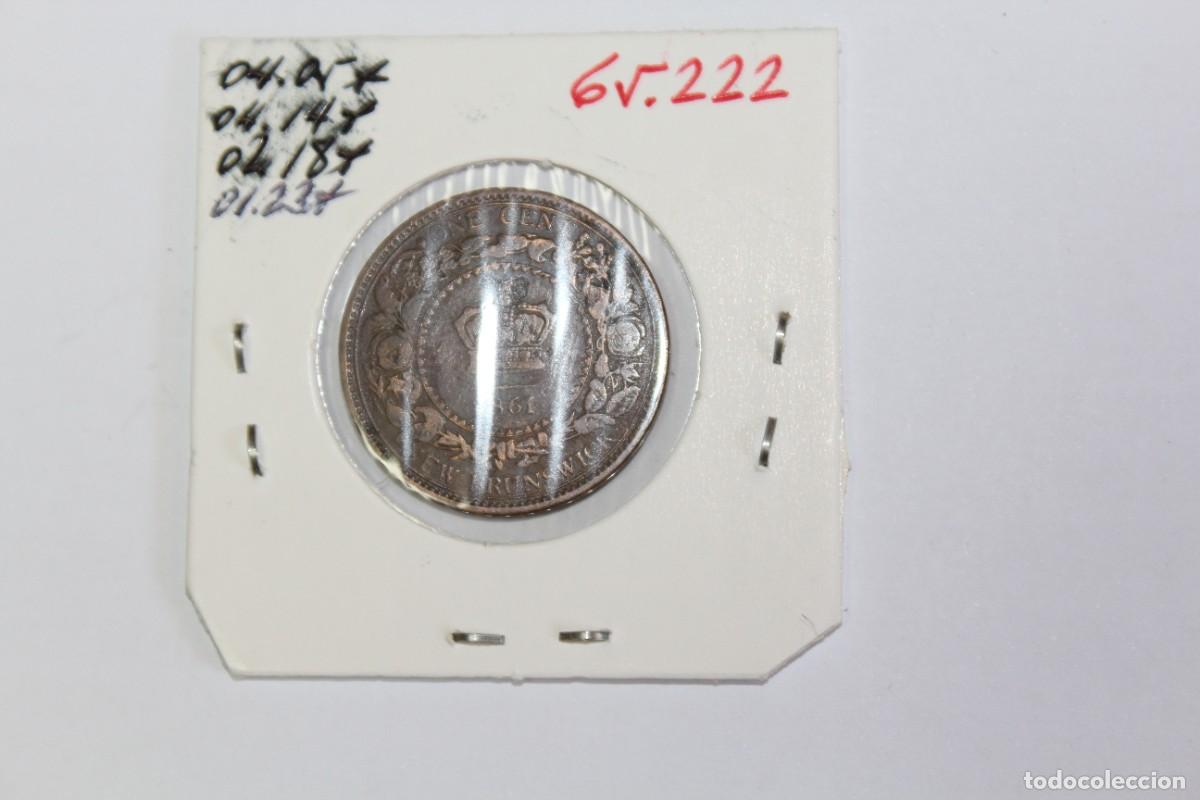 Monedas antiguas de Am&eacute;rica: Moneda de 1 Cent de 1861 KM 6 CANADA TOKEN en MBC - Foto 2