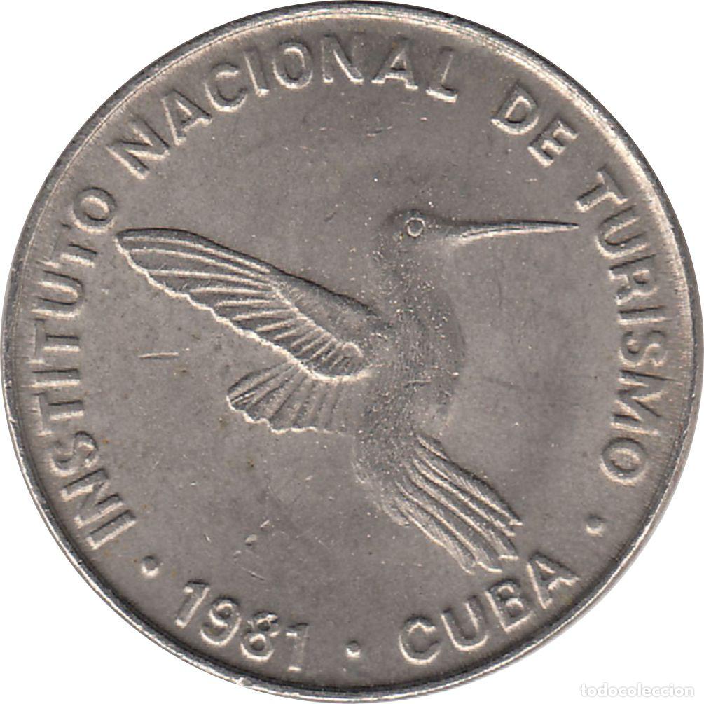 Monedas antiguas de Am&eacute;rica: CUBA 10 Centavos 1981 INTUR KM#415.1