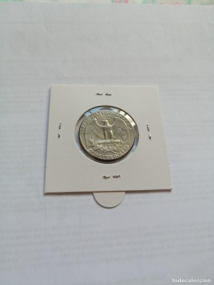 Monedas antiguas de Am&eacute;rica: USA Cuarto de dolar 1974 D - Foto 2