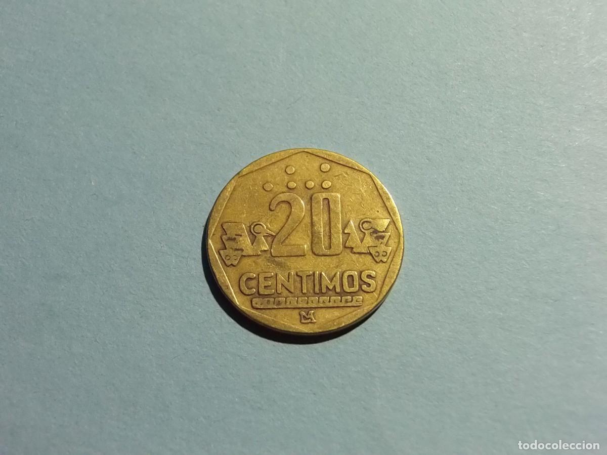 Monedas antiguas de Am&eacute;rica: PERU 20 CENTIMOS 1994 - BC. - Foto 2