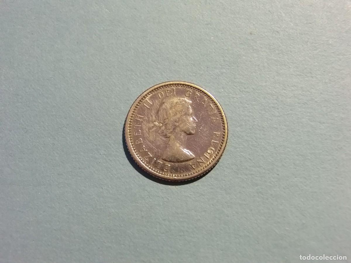 Monedas antiguas de Am&eacute;rica: CANADA 10 CENTIMOS 1961 (PLATA). - Foto 1