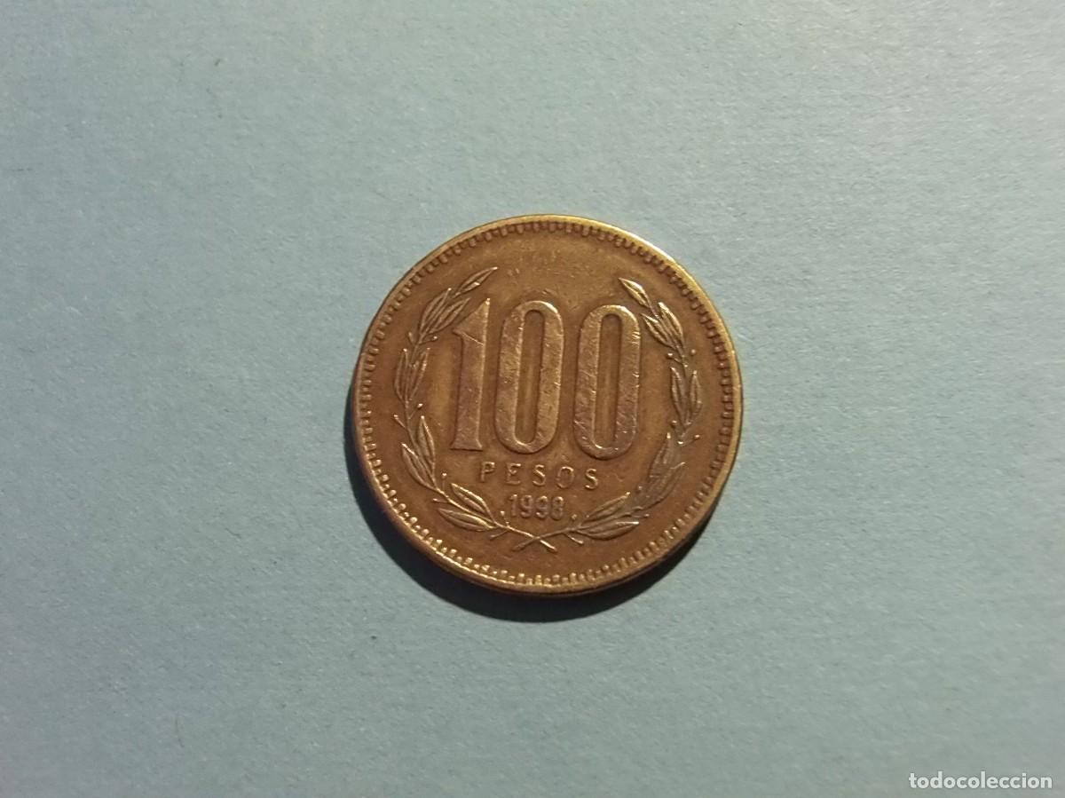 Monedas antiguas de Am&eacute;rica: CHILE 100 PESOS 1998. - Foto 2