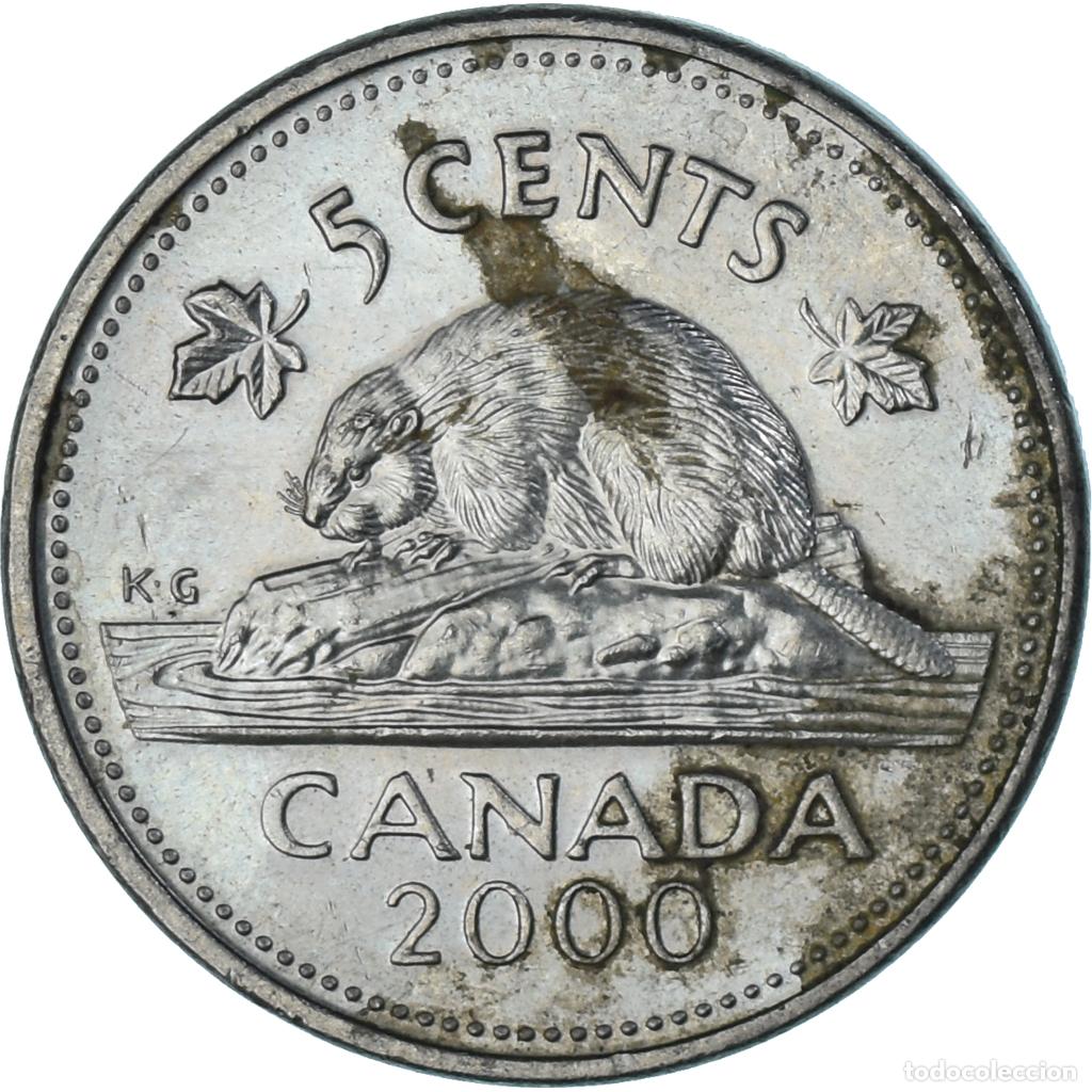 Monedas antiguas de Am&eacute;rica: [#1349037] Moneda, Canad&aacute;, 5 Cents, 2000 - Foto 2