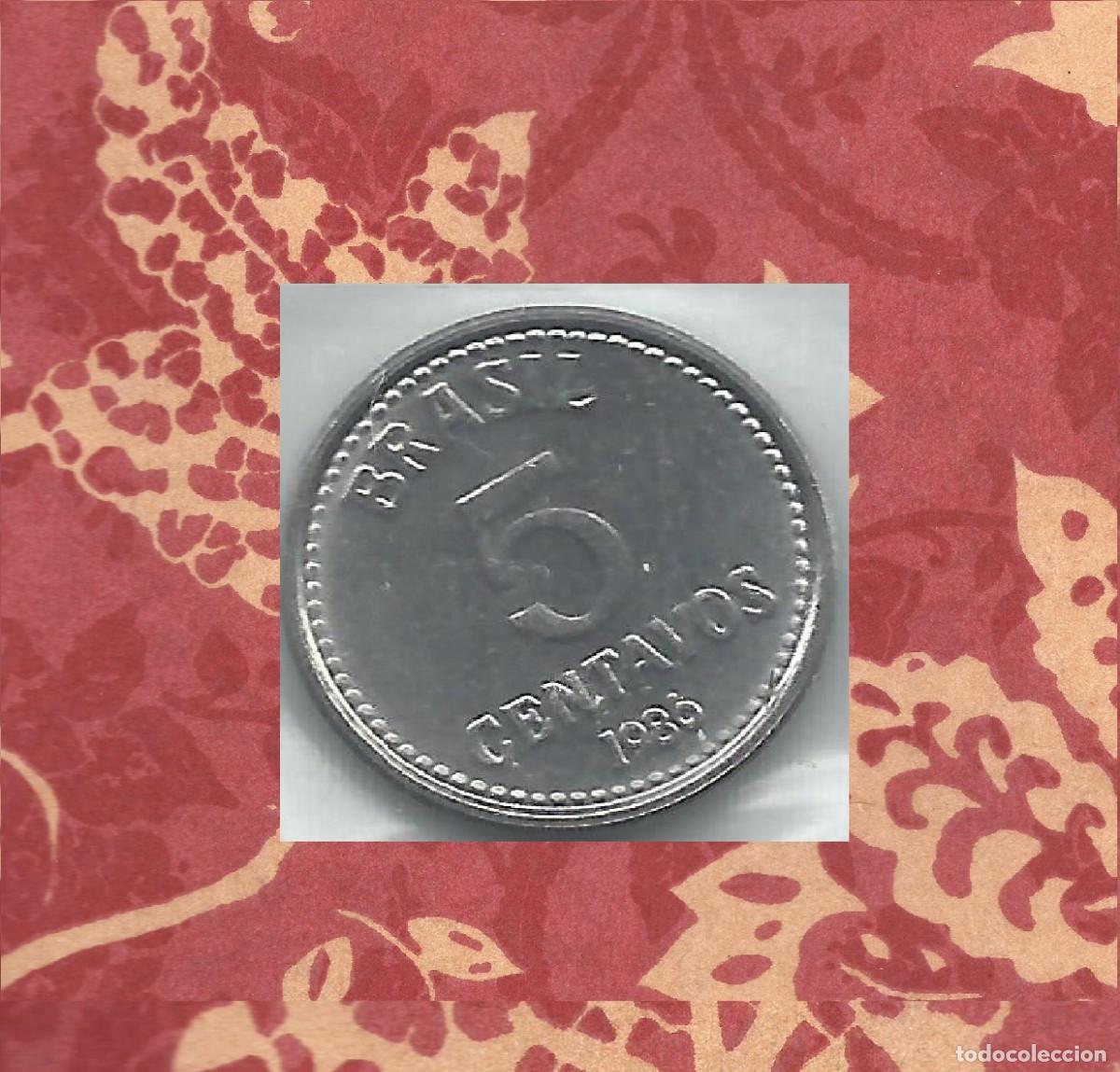 Monedas antiguas de Am&eacute;rica: MONEDA BRASIL 5 CENTAVOS 1986 - Foto 1