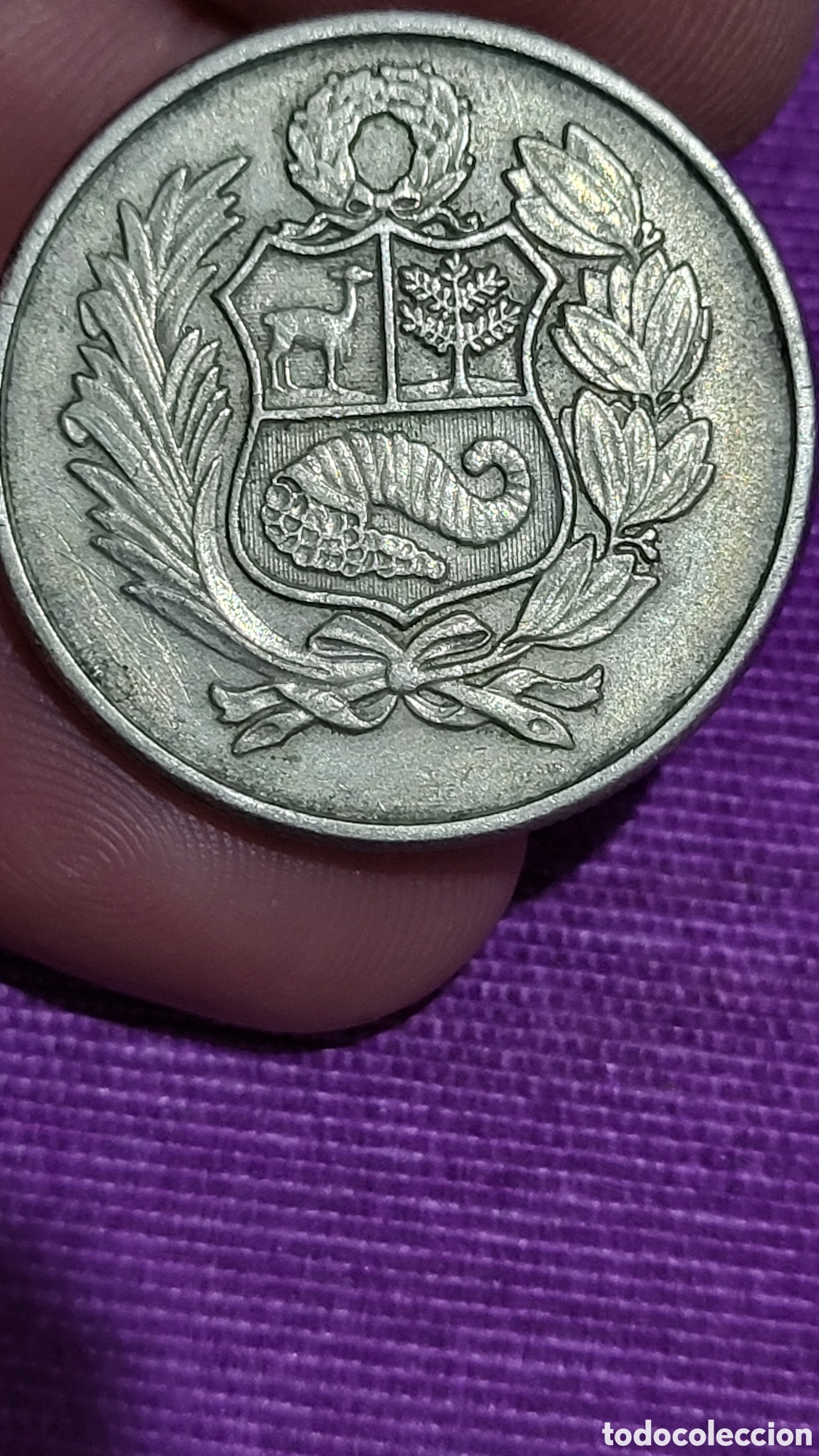 Monedas antiguas de Am&eacute;rica: Moneda 100 soles de oro Per&uacute; - Foto 1