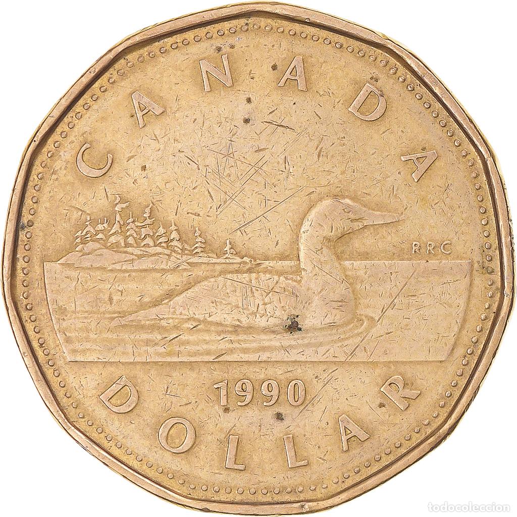Monedas antiguas de Am&eacute;rica: [#1351705] Moneda, Canad&aacute;, Dollar, 1990 - Foto 2