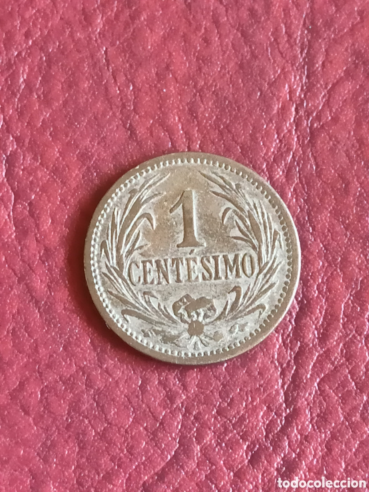 Monedas antiguas de Am&eacute;rica: Moneda1 centesimo 1909 Uruguay - Foto 1