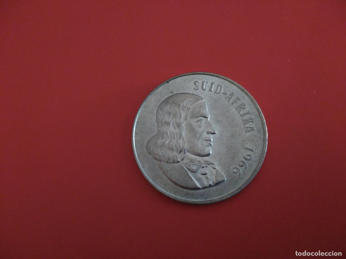 Monedas antiguas de Am&eacute;rica: SUDAFRICA 1 RAND 1966. AFRICANO, PLATA