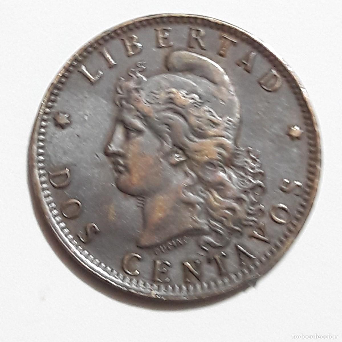 Monedas antiguas de Am&eacute;rica: Argentina 2 centavos 1891 - Foto 1