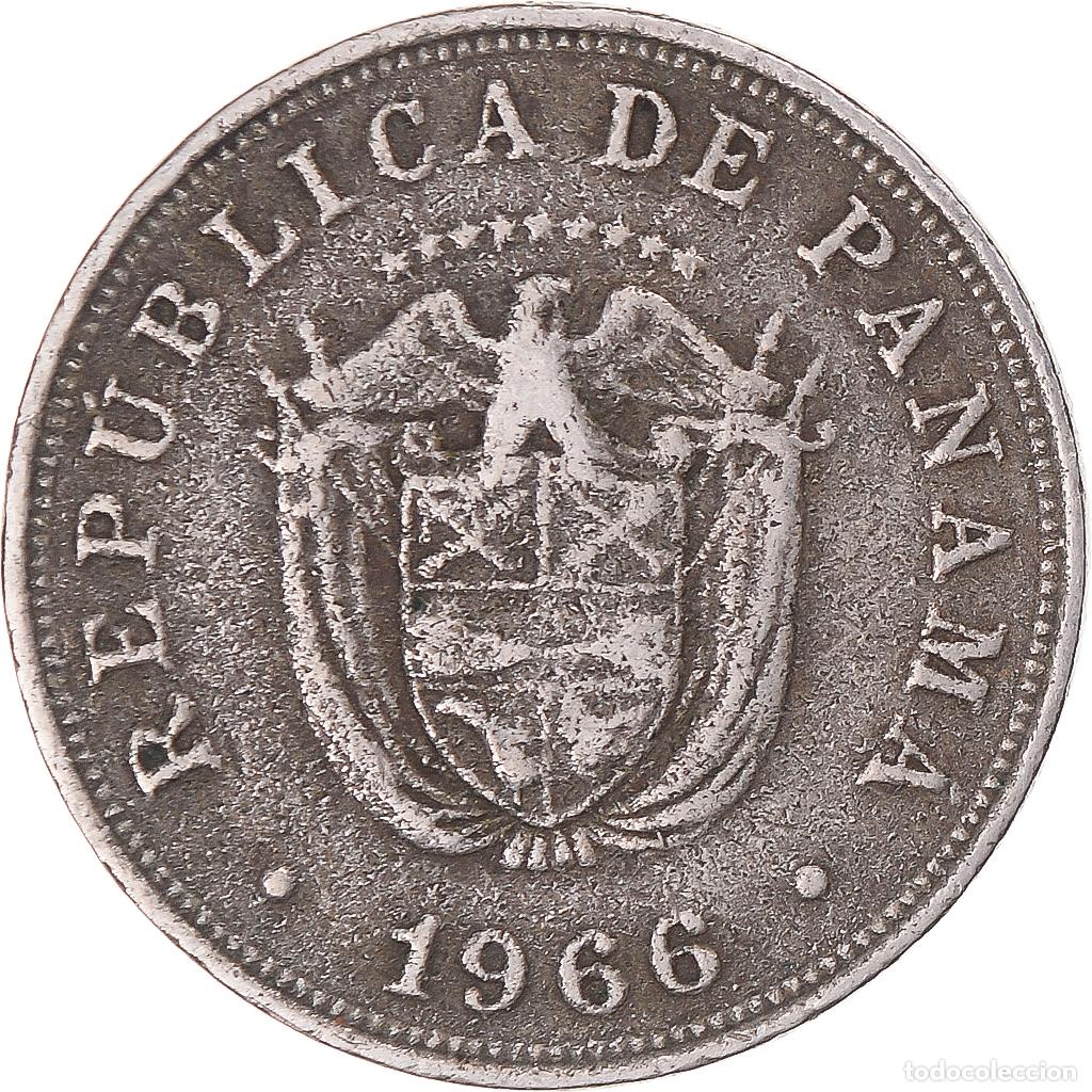 Monedas antiguas de Am&eacute;rica: [#1355102] Moneda, Panam&aacute;, 5 Centesimos, 1966 - Foto 1