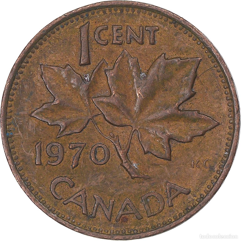 Monedas antiguas de Am&eacute;rica: [#1355283] Moneda, Canad&aacute;, Cent, 1970 - Foto 2