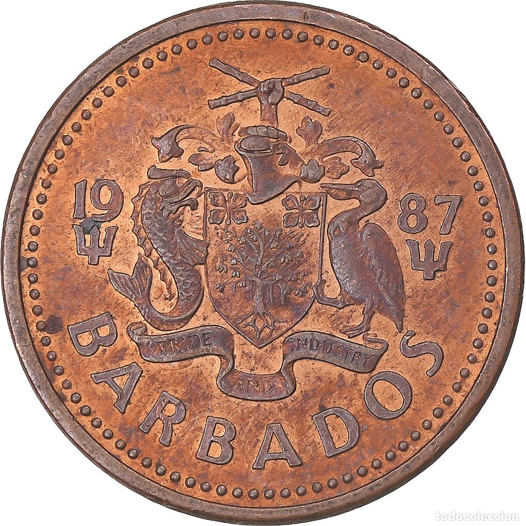 Monedas antiguas de Am&eacute;rica: [#1355306] Moneda, Barbados, Cent, 1987 - Foto 1