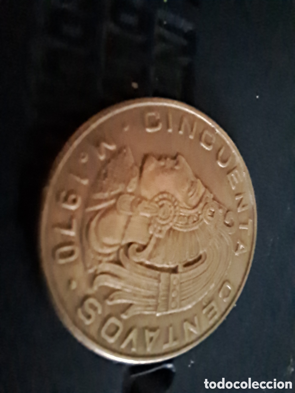 Monedas antiguas de Am&eacute;rica: Mexico 50 centavos 1970 MBC - Foto 1