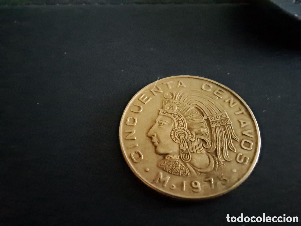 Monedas antiguas de Am&eacute;rica: Mexico 50 centavos 1975 MBC - Foto 1