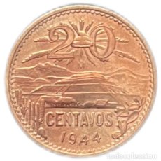 Monedas antiguas de América: MÉXICO. 20 CENTAVOS 1.944