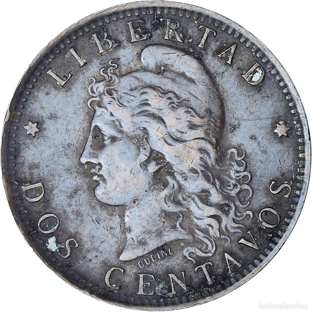 Monedas antiguas de Am&eacute;rica: [#1154895] Moneda, Argentina, 2 Centavos, 1890, BC+, Bronce, KM:33 - Foto 1