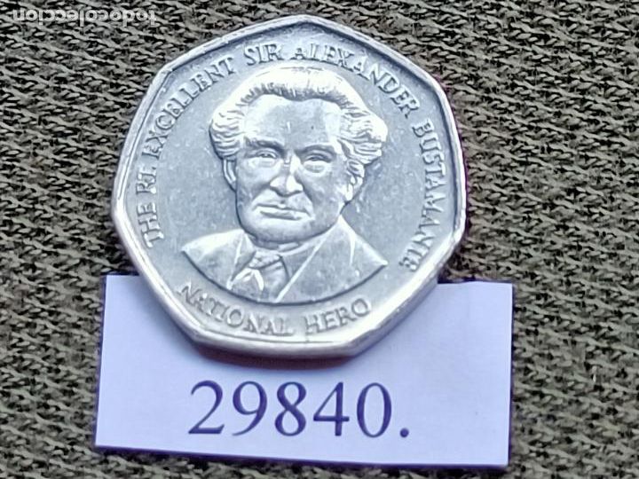 Monedas antiguas de Am&eacute;rica: Jamaica 1 d&oacute;lar 1996 - Foto 1