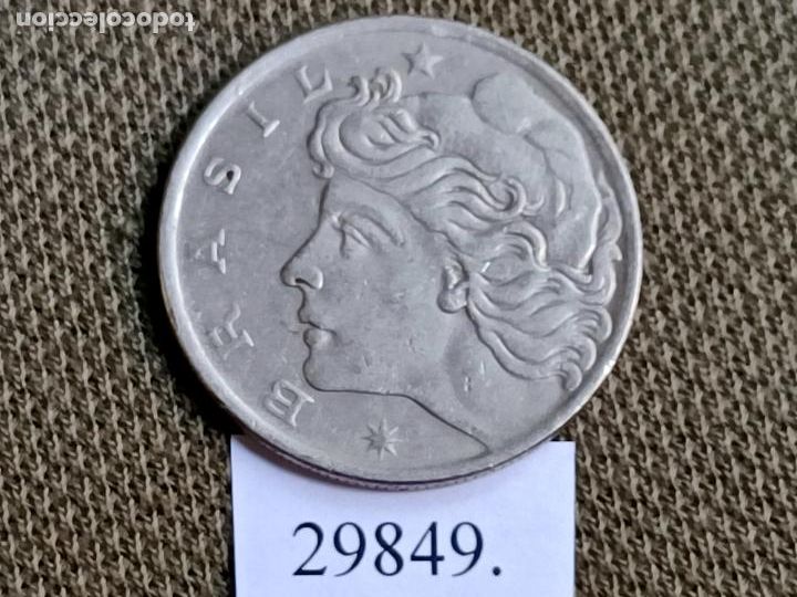 Monedas antiguas de Am&eacute;rica: Brasil 50 centimos 1970, centavos - Foto 1