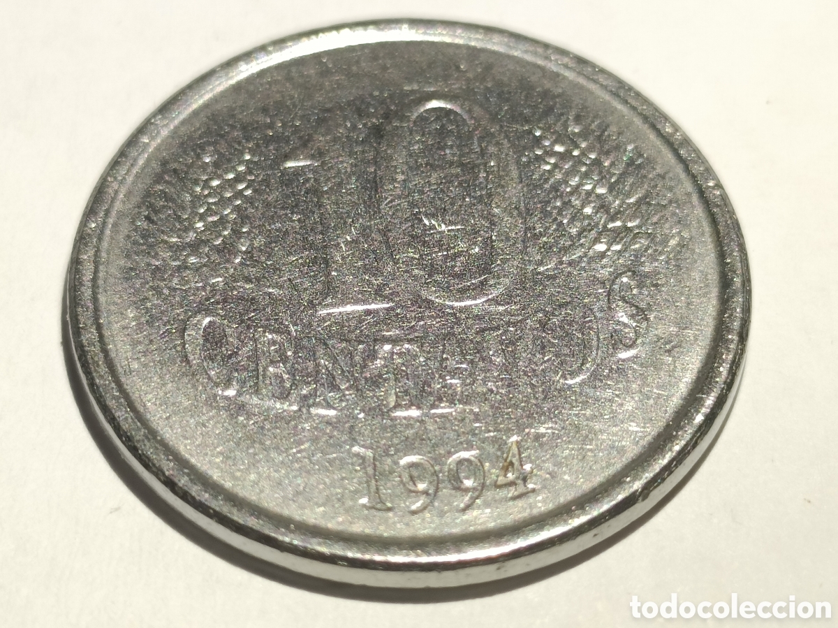 Monedas antiguas de Am&eacute;rica: Moneda 10 Centavos Brasil (1.994) - Foto 2