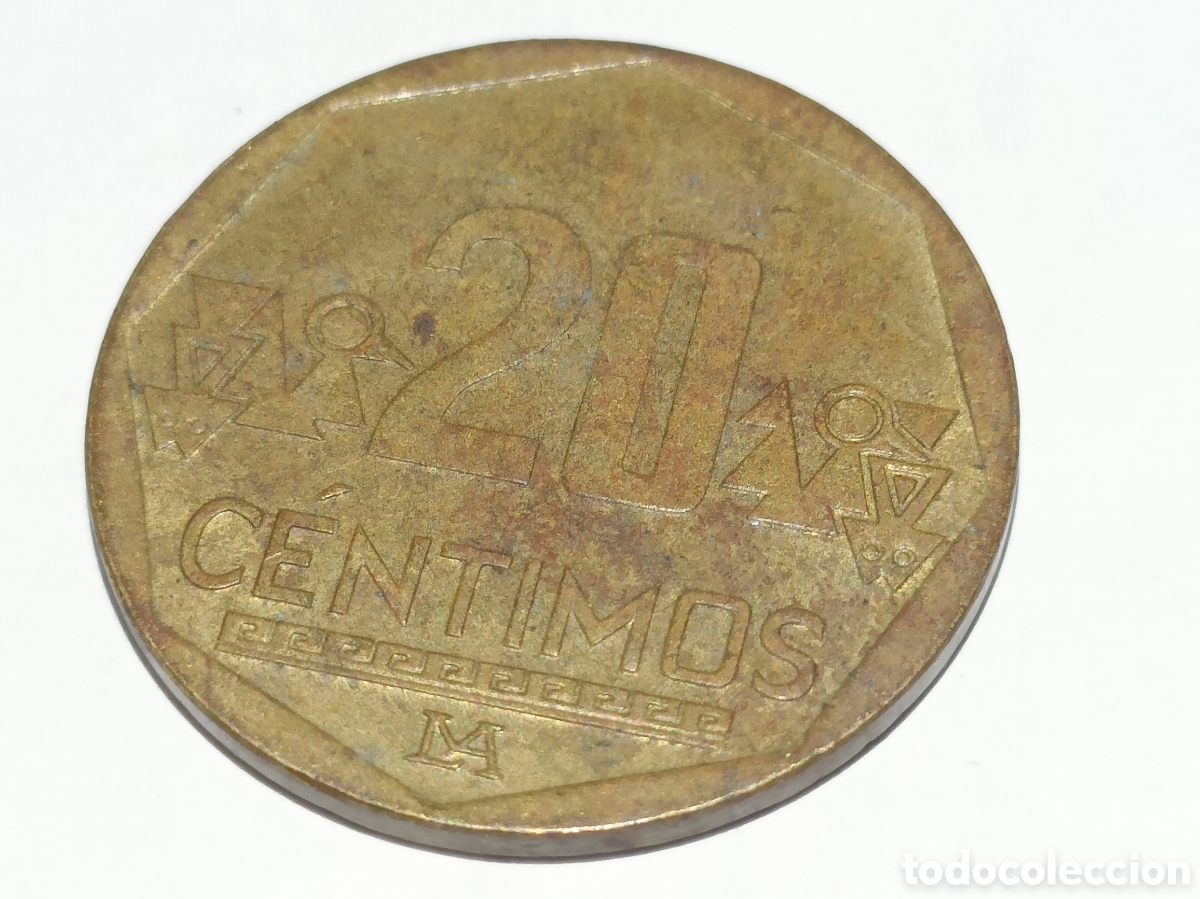 Monedas antiguas de Am&eacute;rica: Moneda 20 c&eacute;ntimos Peru (2014) - Foto 1