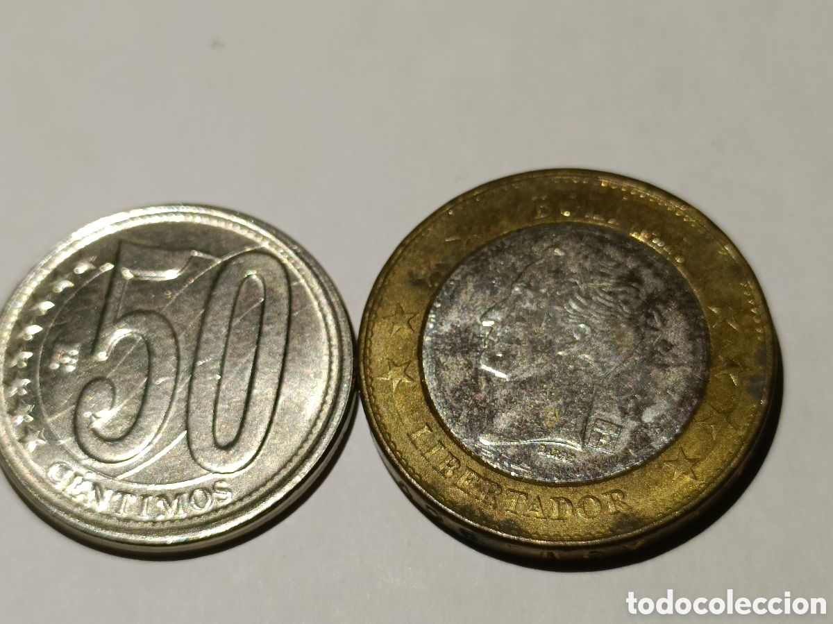 Monedas antiguas de Am&eacute;rica: 2 Monedas Venezuela (2012 y 2018) - Foto 2