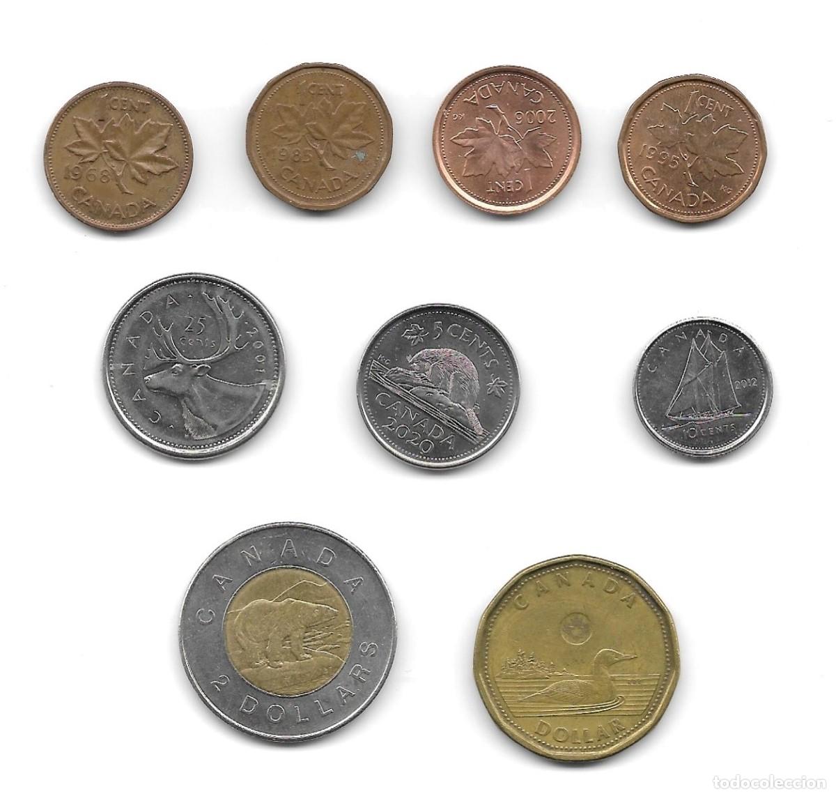 Monedas antiguas de Am&eacute;rica: Lote Monedas De Canada - Foto 1