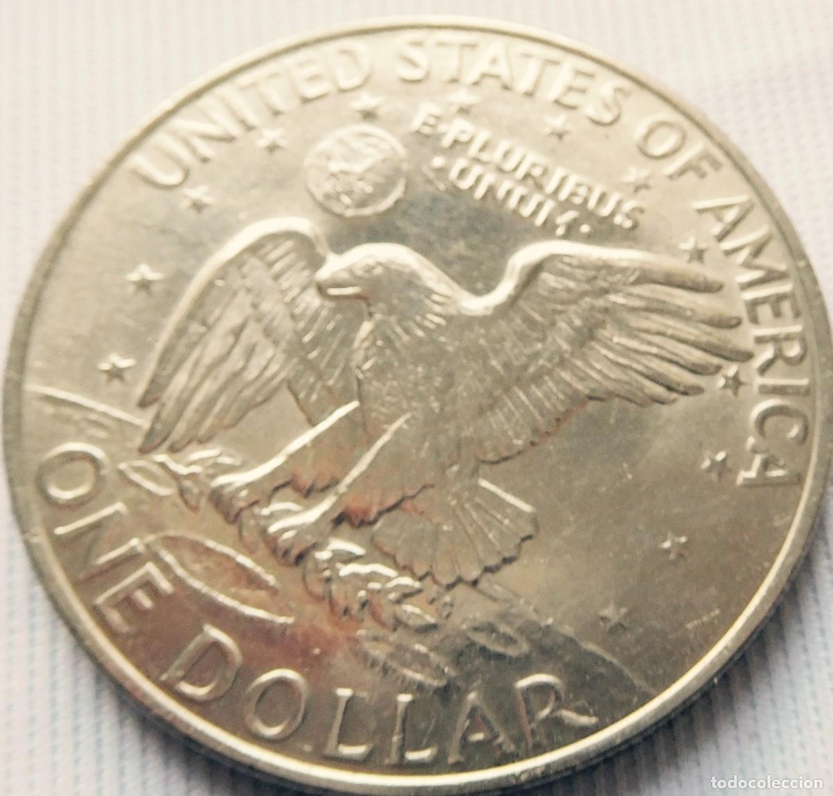 Monedas antiguas de Am&eacute;rica: Moneda de 1 dolar, General Eisenhower 1976 - Foto 1