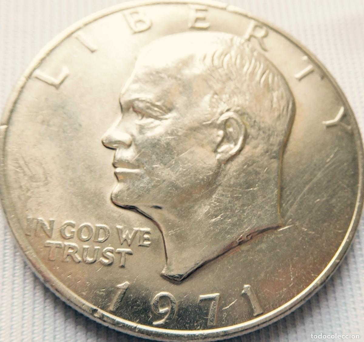 Monedas antiguas de Am&eacute;rica: Moneda de 1 dolar, General Eisenhower 1976 - Foto 2