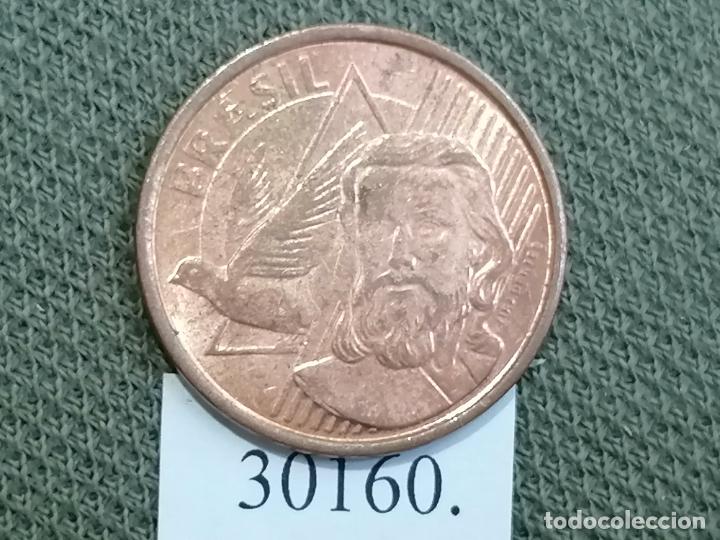Monedas antiguas de Am&eacute;rica: Brasil 5 c&eacute;ntimos 2018, centavos - Foto 2