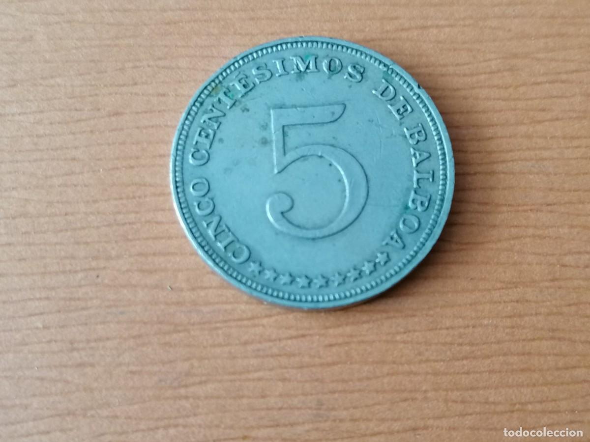 Monedas antiguas de Am&eacute;rica: Moneda, Panam&aacute;, 5 cent, 1962, MBC - Foto 1