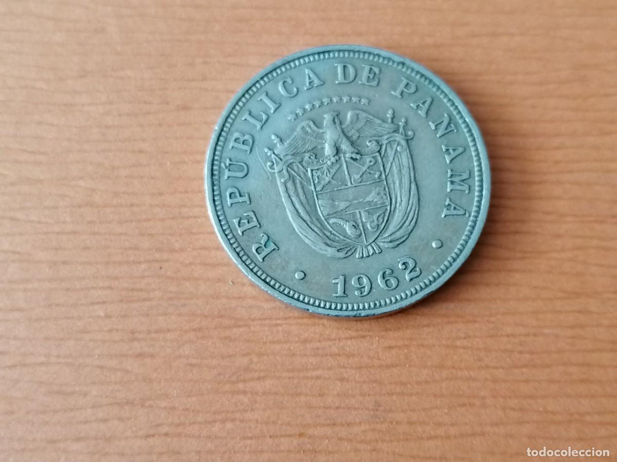 Monedas antiguas de Am&eacute;rica: Moneda, Panam&aacute;, 5 cent, 1962, MBC - Foto 2