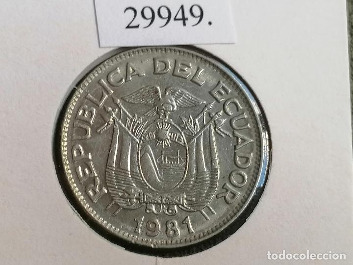 Monedas antiguas de Am&eacute;rica: Ecuador 1 sucre 1981 - Foto 1