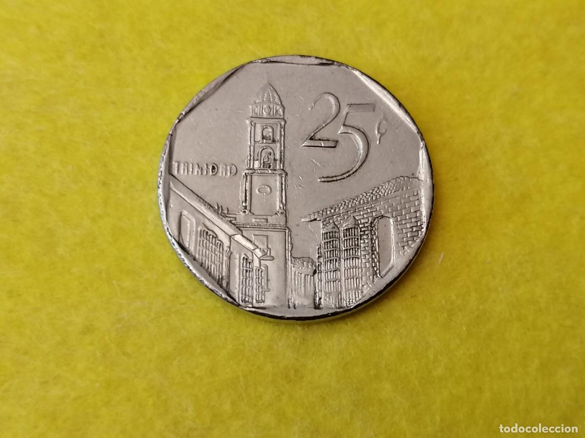 Monedas antiguas de Am&eacute;rica: Moneda ,Cuba, 25 cent ,2006 , MBC+, - Foto 1