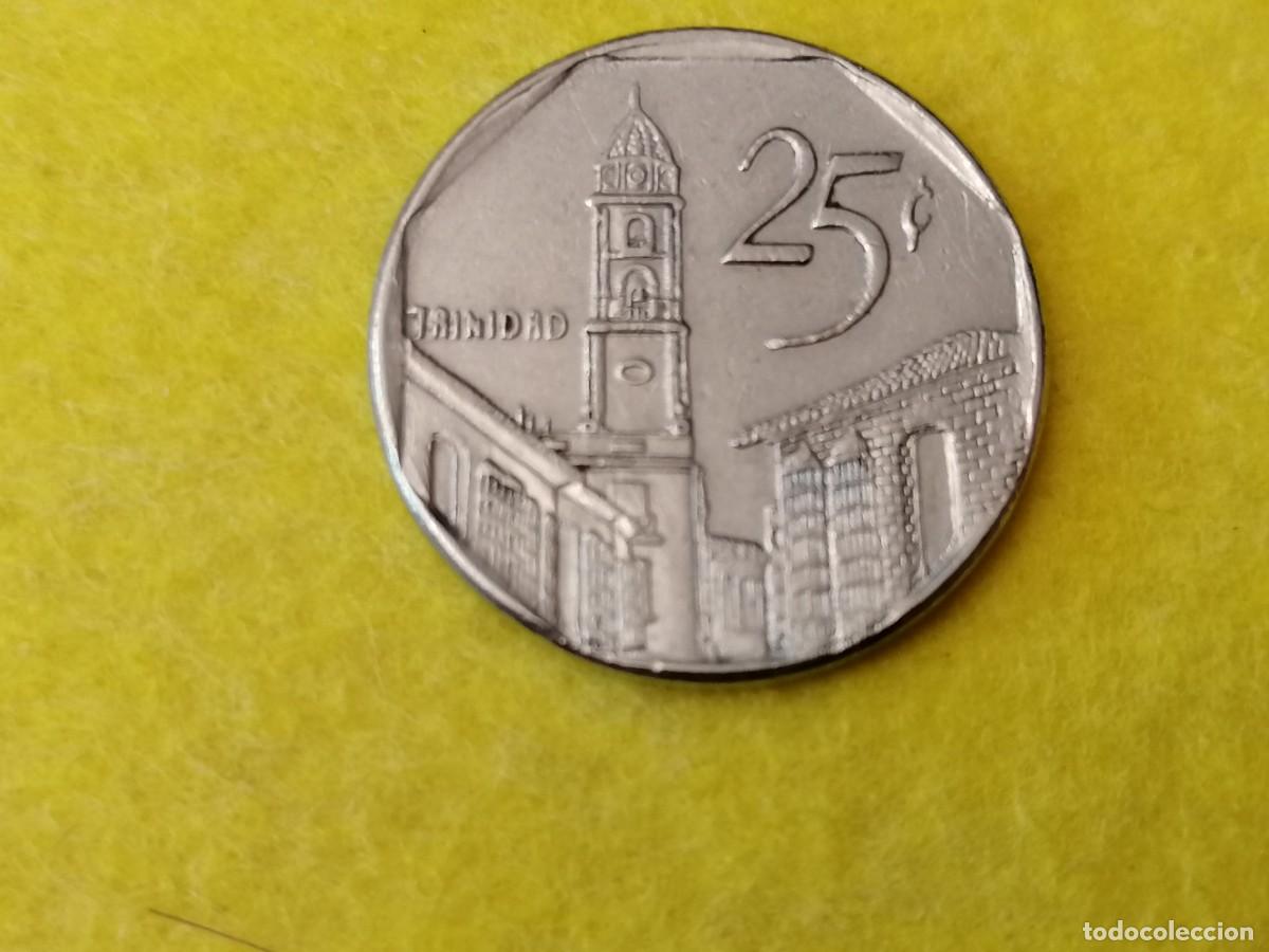 Monedas antiguas de Am&eacute;rica: Moneda ,Cuba, 25 cent ,2003 , MBC+, - Foto 1