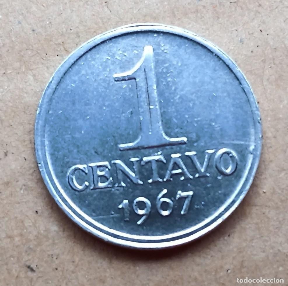 Monedas antiguas de Am&eacute;rica: BRASIL - 1 CENTAVO 1967 EBC- - Foto 2