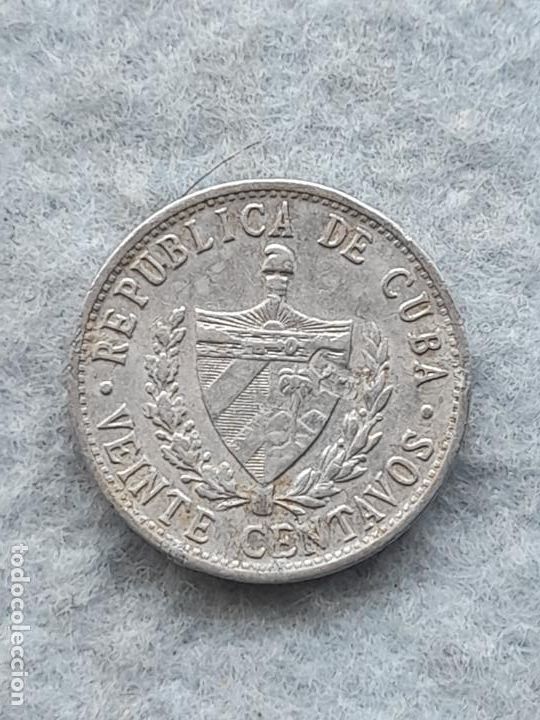 Monedas antiguas de Am&eacute;rica: Cuba. 20 Centavos. A&ntilde;o 1971 - Foto 1