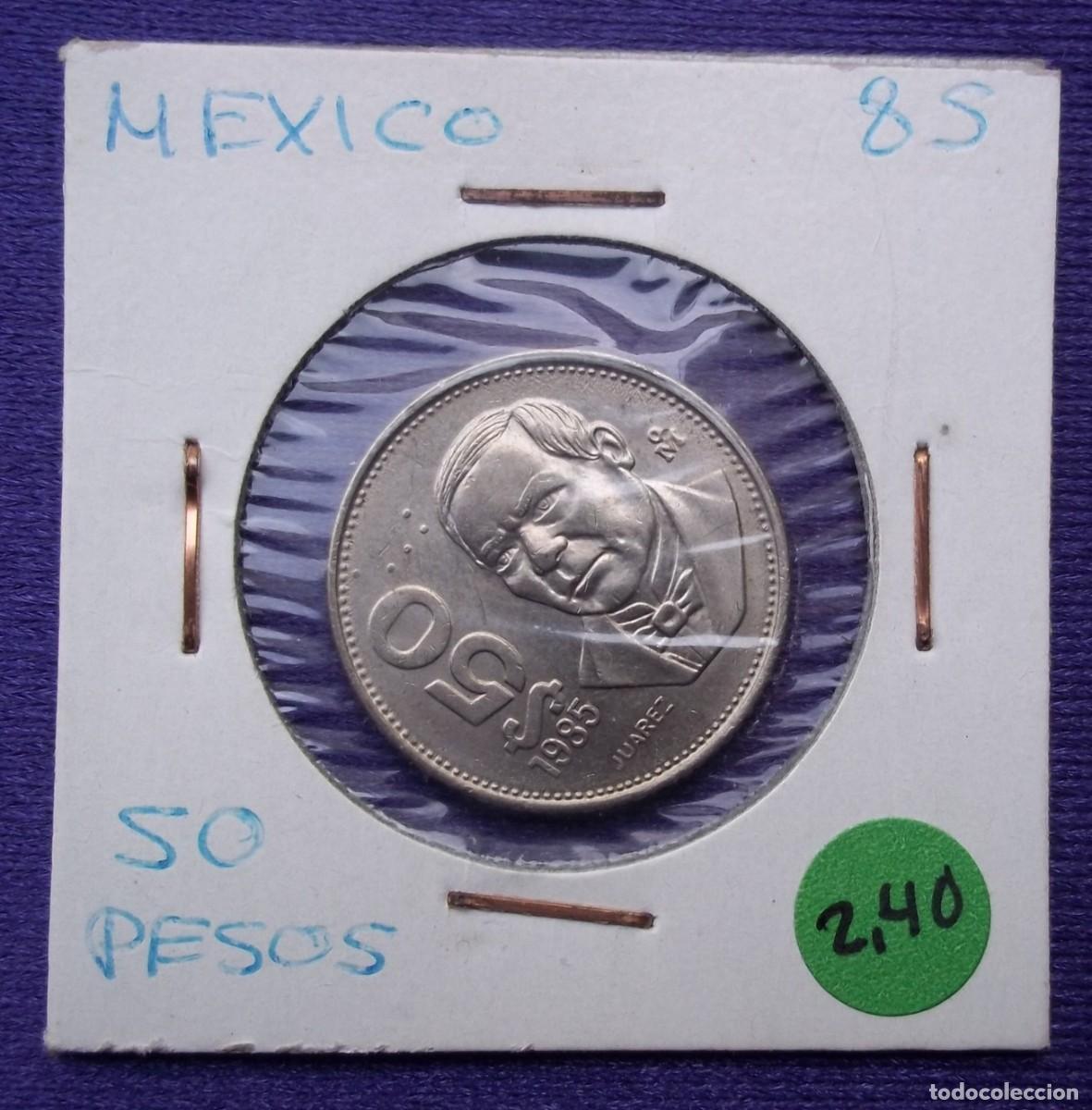 Monete antiche di America: MONEDAS DEL MUNDO MEXICO 1985 50 Pesos