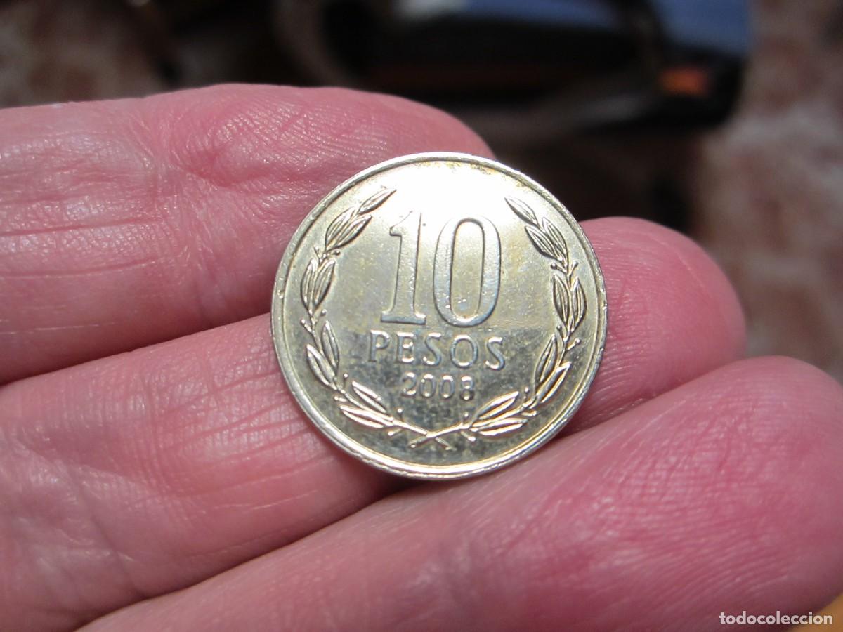 Monedas antiguas de Am&eacute;rica: MONEDA DE CHILE DE 10 PESOS DE 2008 - Foto 2