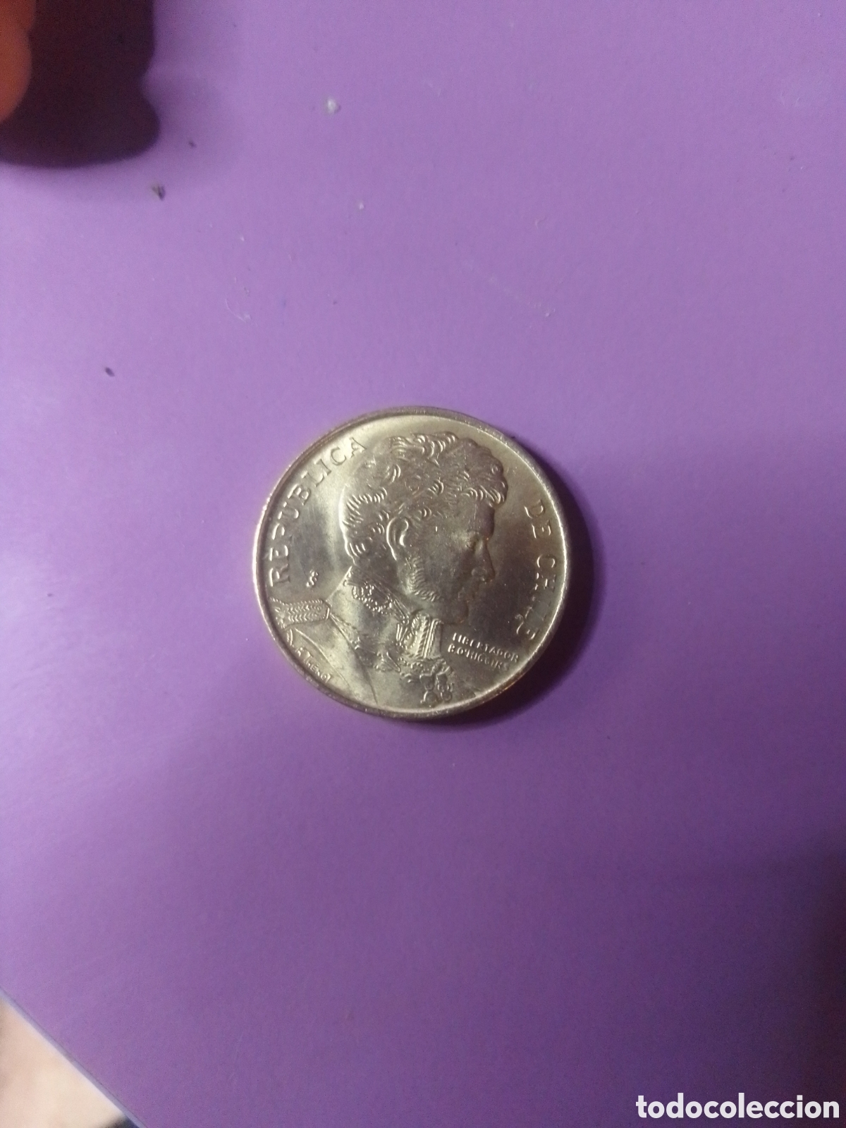 Monedas antiguas de Am&eacute;rica: 1 peso de la republica de Chile - Foto 1