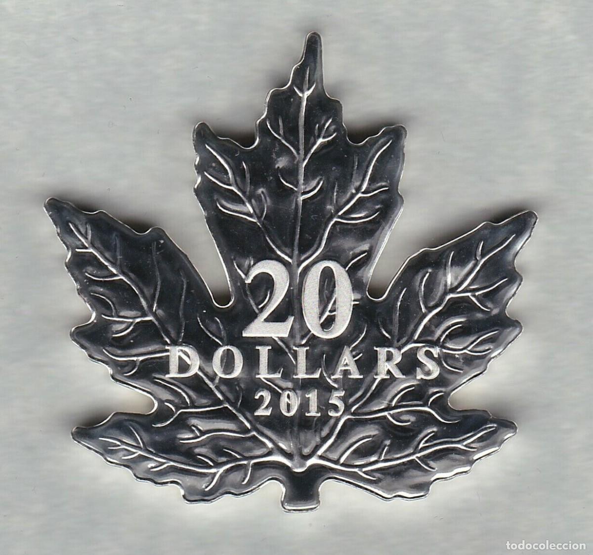 Monedas antiguas de Am&eacute;rica: CANADA 20 DOLARES 2015 - Foto 1