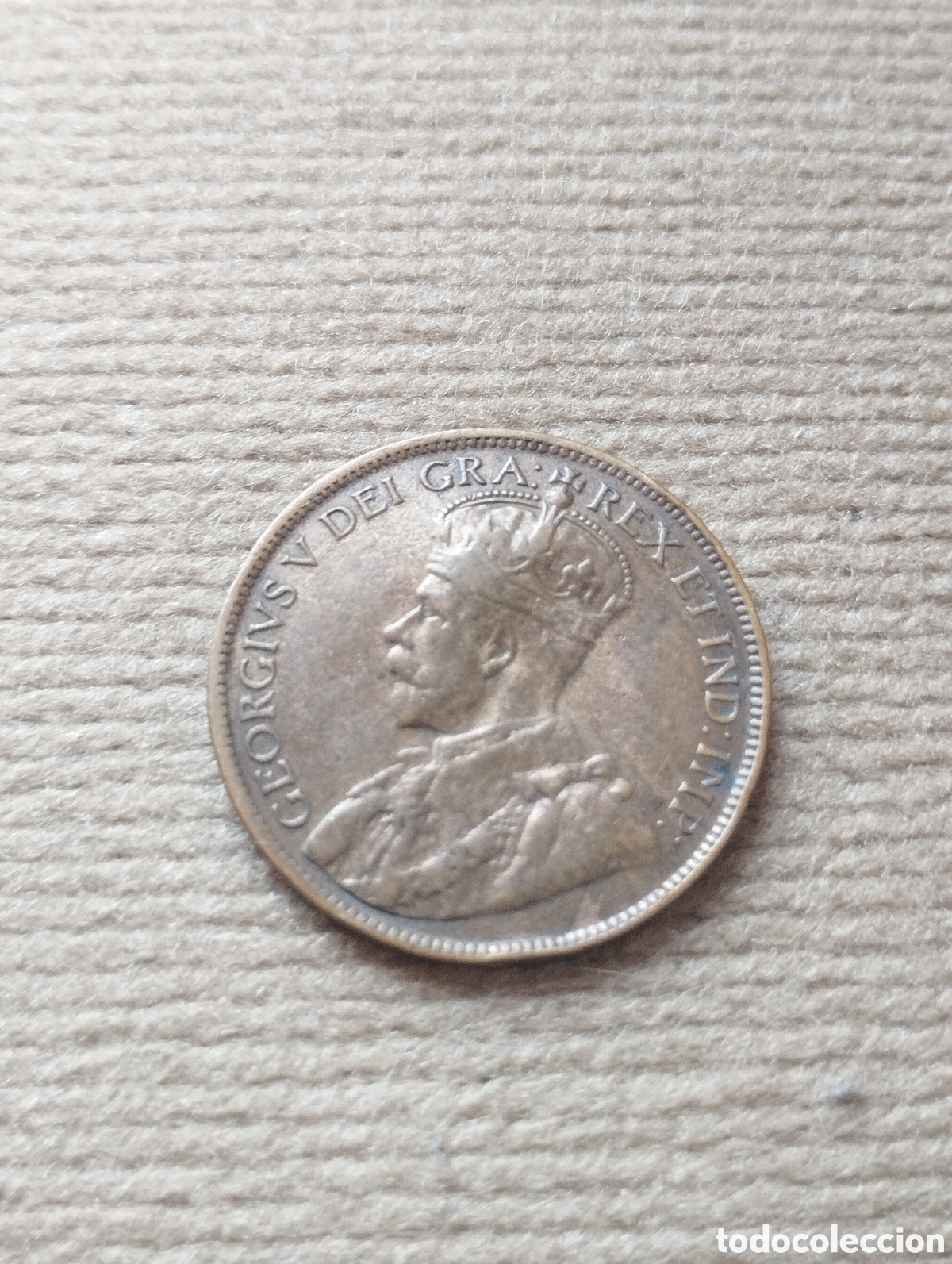 Monedas antiguas de Am&eacute;rica: Un Centavo Canad&aacute; 1917 - Foto 1