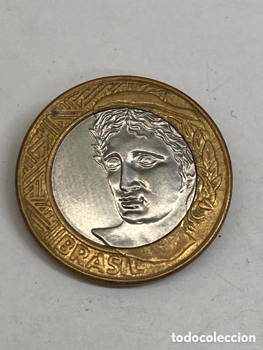 Monedas antiguas de Am&eacute;rica: Moneda 1 Real 2008 Brasil M20 - Foto 1