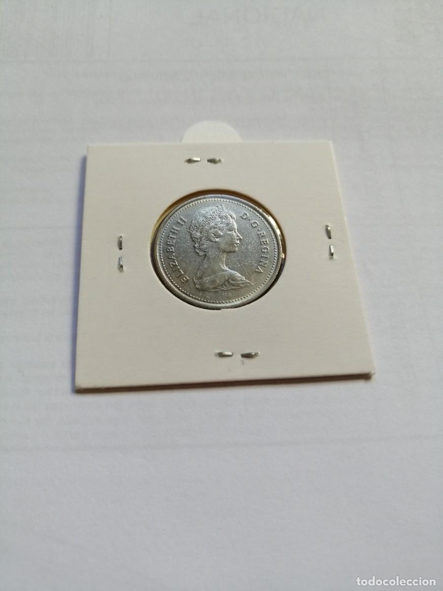 Monedas antiguas de Am&eacute;rica: Canad&aacute; 25 Cents 1982 - Foto 2