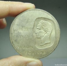 Monedas antiguas de América: 10 BOLIVARES. PLATA. VENEZUELA - 1973