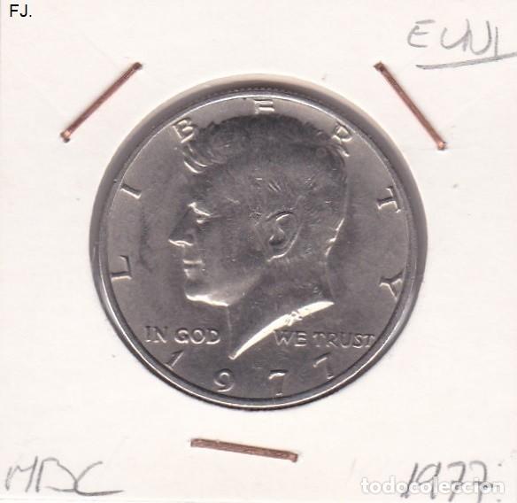 Monedas antiguas de Am&eacute;rica: Moneda 1/2 D&oacute;lar 1977 E Unidos. Mbc. - Foto 1