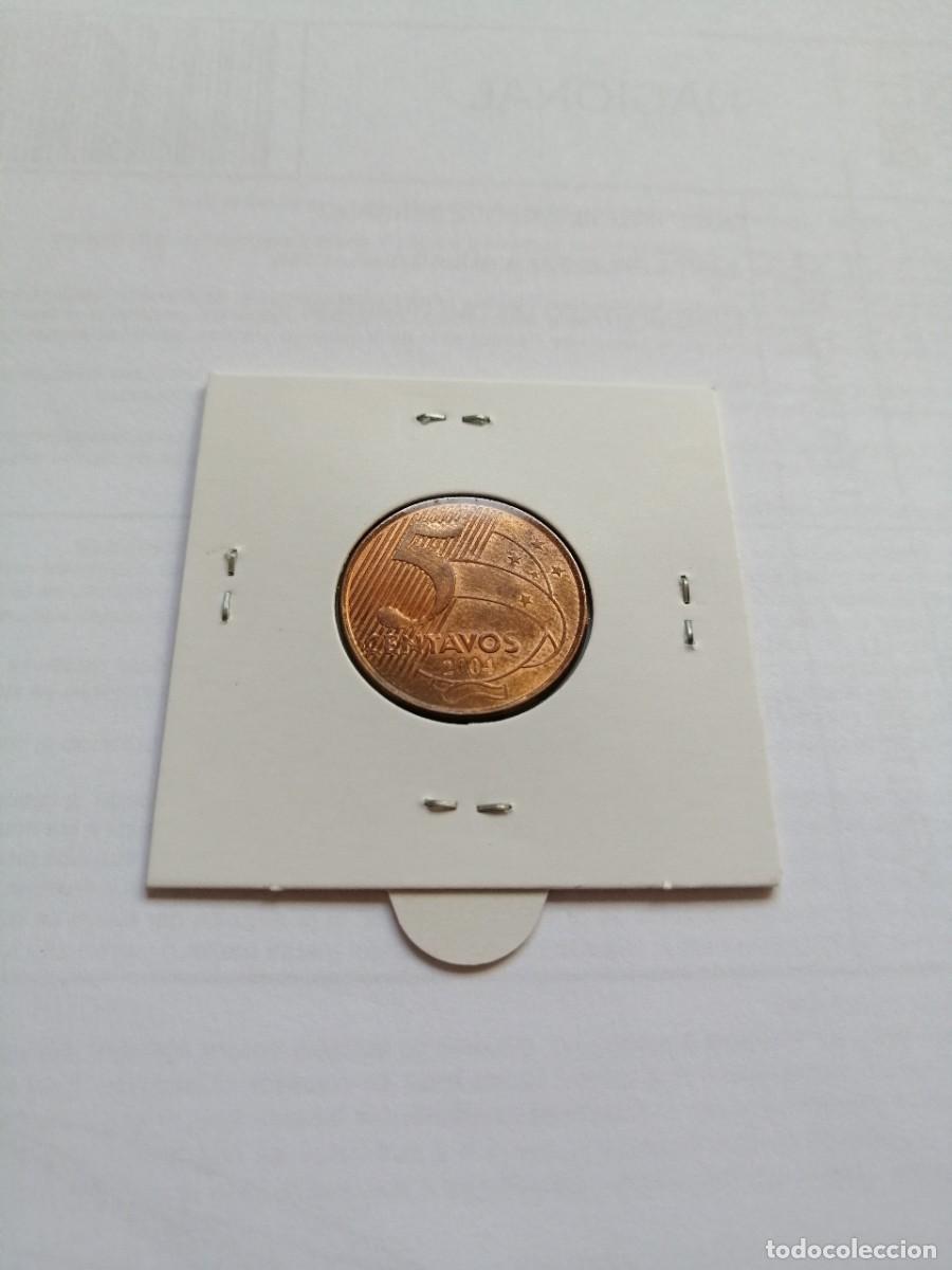 Monedas antiguas de Am&eacute;rica: Brasil 5 Centavos 2004 SC - Foto 2