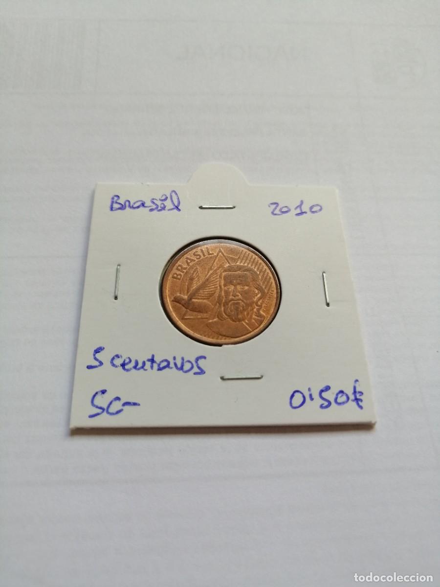 Monedas antiguas de Am&eacute;rica: Brasil 5 Centavos 2010 SC- - Foto 1