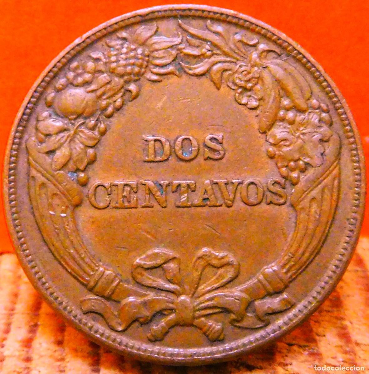 Monedas antiguas de Am&eacute;rica: PER&Uacute;, 2 CENTAVOS, 1919. EBC. (12) - Foto 2