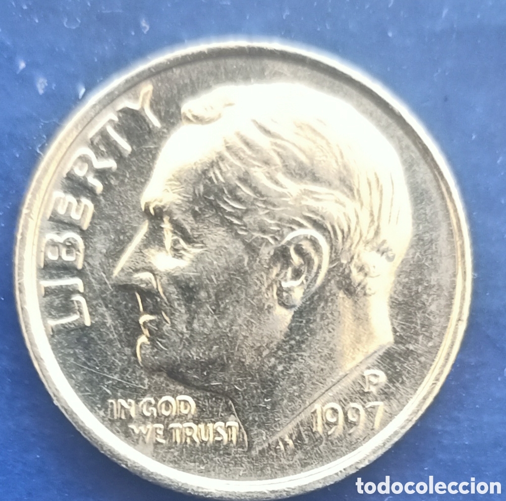 Monedas antiguas de Am&eacute;rica: Moneda one dime (US) 1997*P - Foto 6