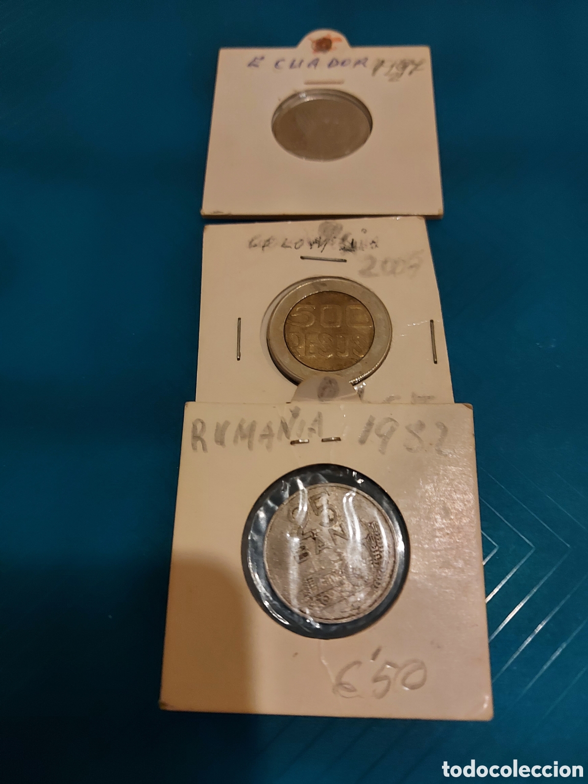 Monedas antiguas de Am&eacute;rica: ECUADOR COLMBIAY 1Mexico - Foto 1